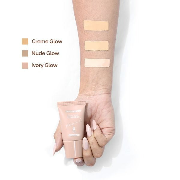 Mamaearth Glow Serum Foundation-Nude Glow Mamaearth Glow Serum Foundation-Nude Glow