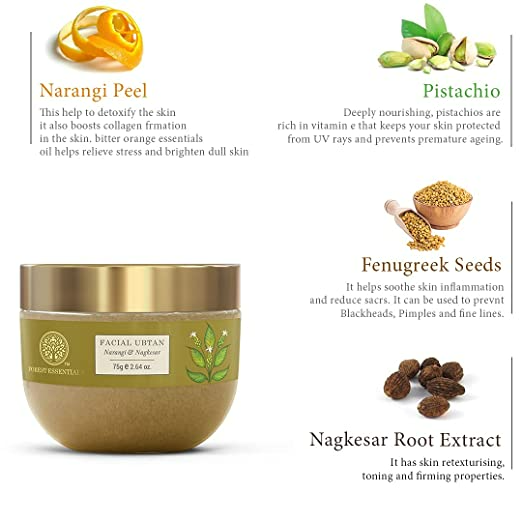 Forest Essentials Facial Ubtan Narangi & Nagkesar Forest Essentials Facial Ubtan Narangi & Nagkesar