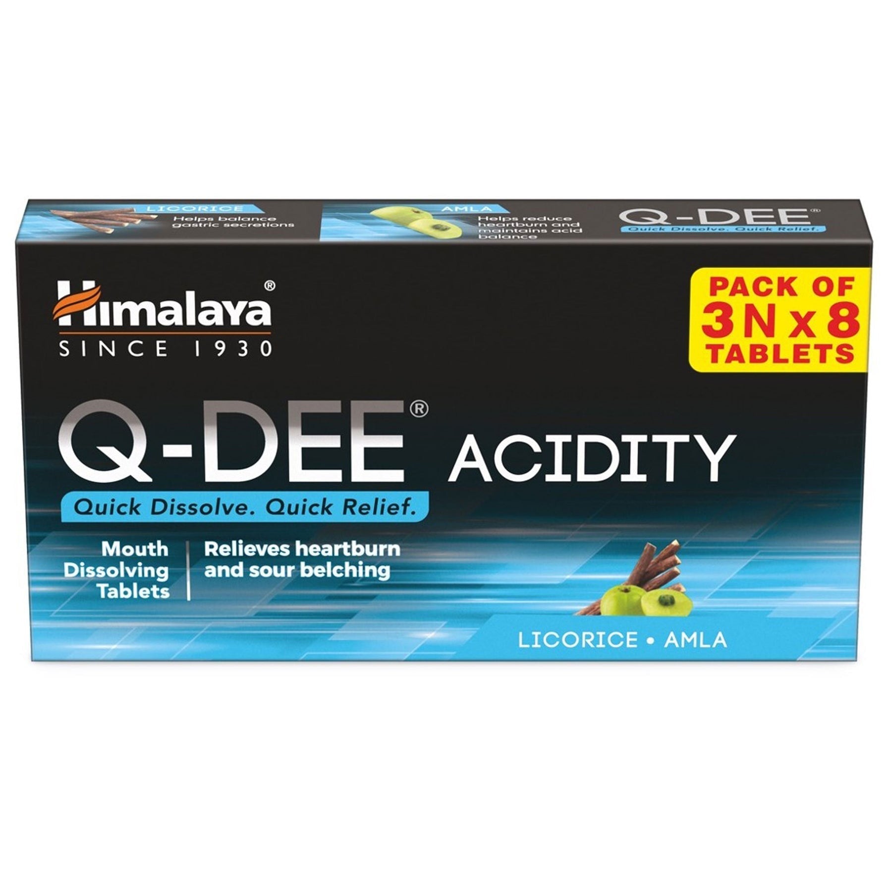 Himalaya Q-DEE Acidity Tablets - Safuron Naturals