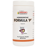 Bakson's Homeopathy Formula P Tablets - Safuron Naturals