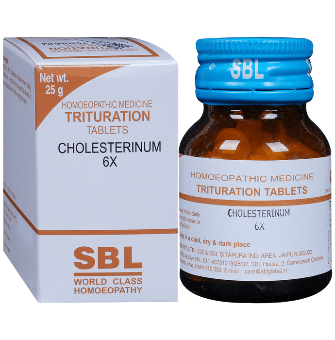 SBL Homeopathy Cholesterinum Trituration Tablet - Safuron SBL Homeopathy Cholesterinum Trituration Tablet - Safuron
