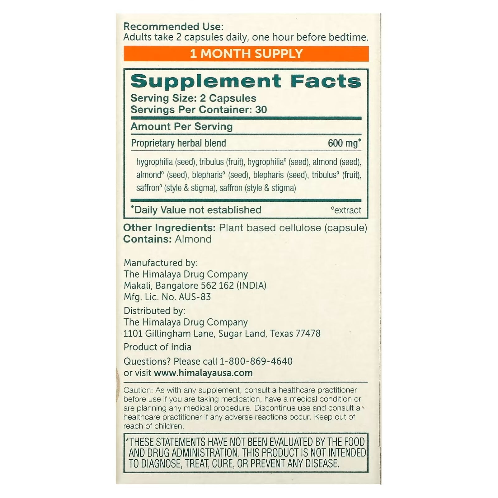 Himalaya Herbals - Kapikachhu Men's Wellness Himalaya Herbals - Kapikachhu Men's Wellness