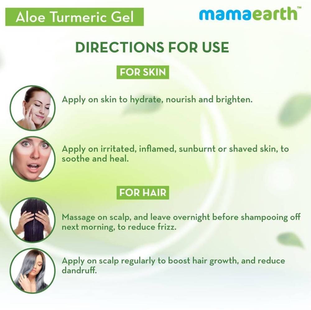 Mamaearth Aloe Turmeric Gel For Skin & Hair Mamaearth Aloe Turmeric Gel For Skin & Hair