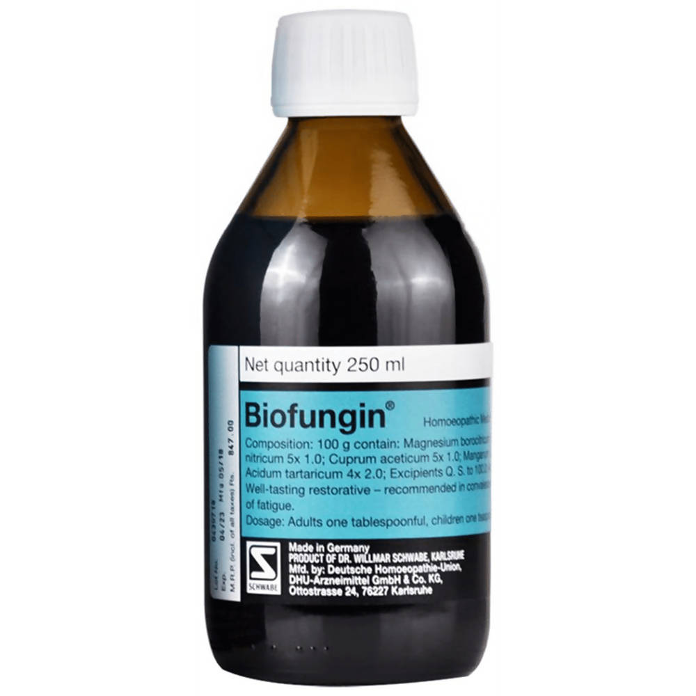 Dr. Willmar Schwabe India Biofungin Syrup - Safuron Naturals