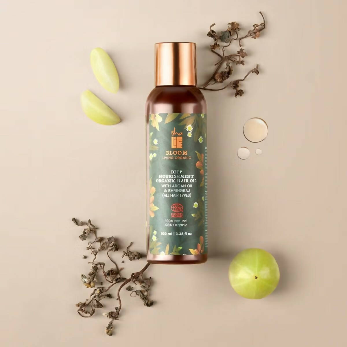 Isha Life Deep Nourishment Organic Hair Oil Isha Life Deep Nourishment Organic Hair Oil