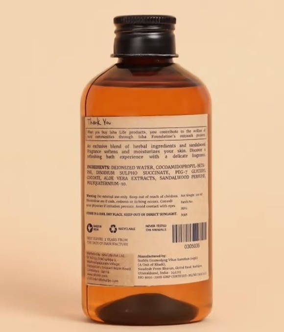 Isha Life Sandalwood Body Cleanser Isha Life Sandalwood Body Cleanser