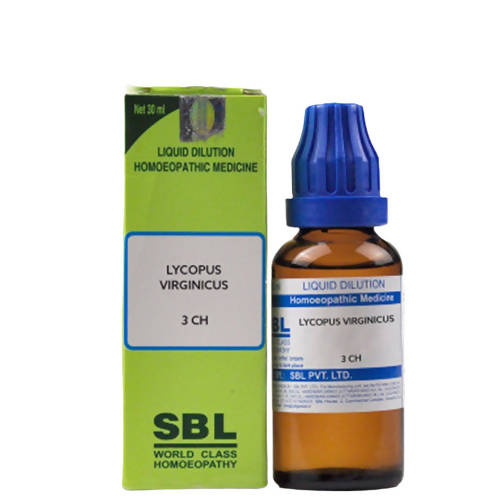 SBL Homeopathy Lycopus Virginicus Dilution - Safuron