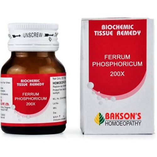 Bakson's Homeopathy Ferrum Phosphoricum Biochemic Tablets Bakson's Homeopathy Ferrum Phosphoricum Biochemic Tablets
