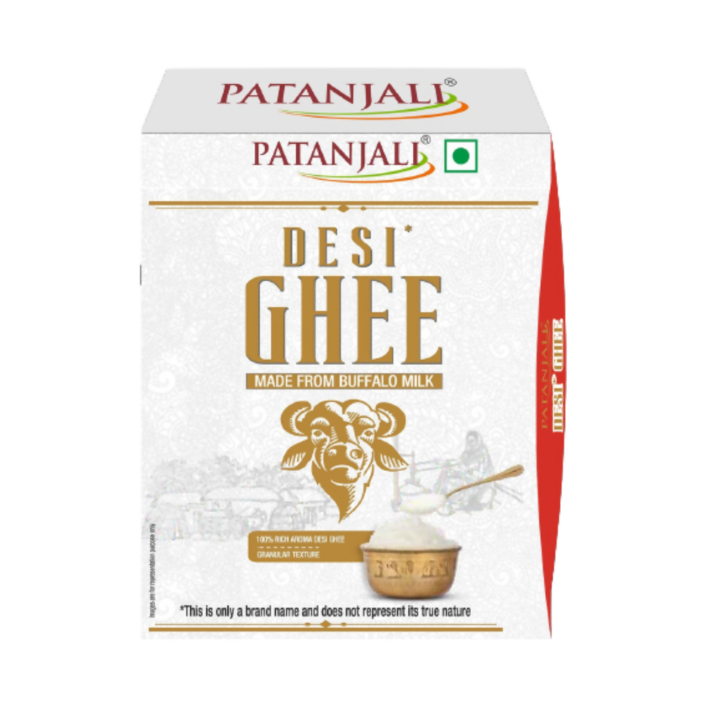 Patanjali Desi Ghee Made From Buffalo Milk - safuroncart