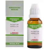 Bakson's Homeopathy Aconitum Napellus Dilution - Safuron Naturals