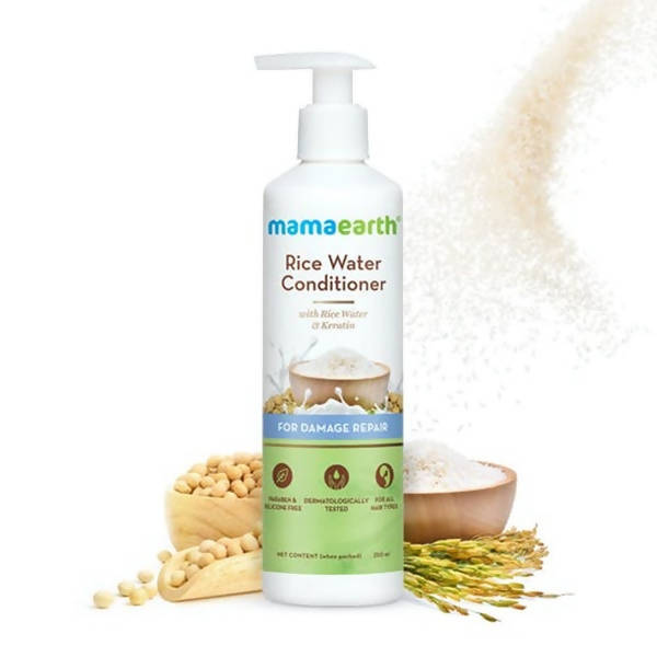 Mamaearth Rice Water Conditioner With Rice Water and Keratin Mamaearth Rice Water Conditioner With Rice Water and Keratin