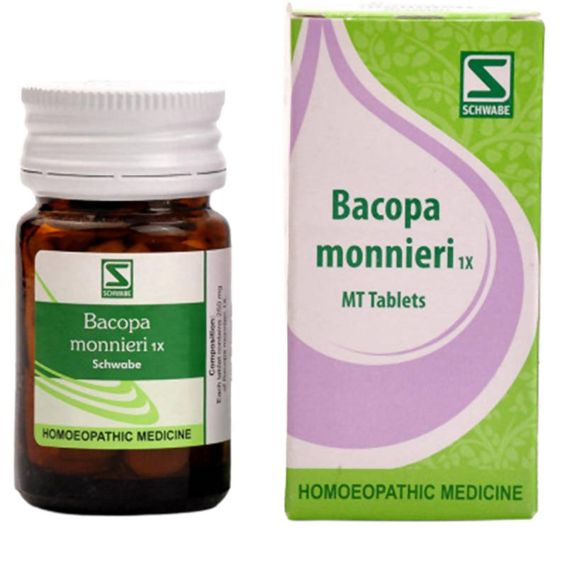 Dr. Willmar Schwabe India Bacopa Monnieri 1X MT Tablets - Safuron Naturals