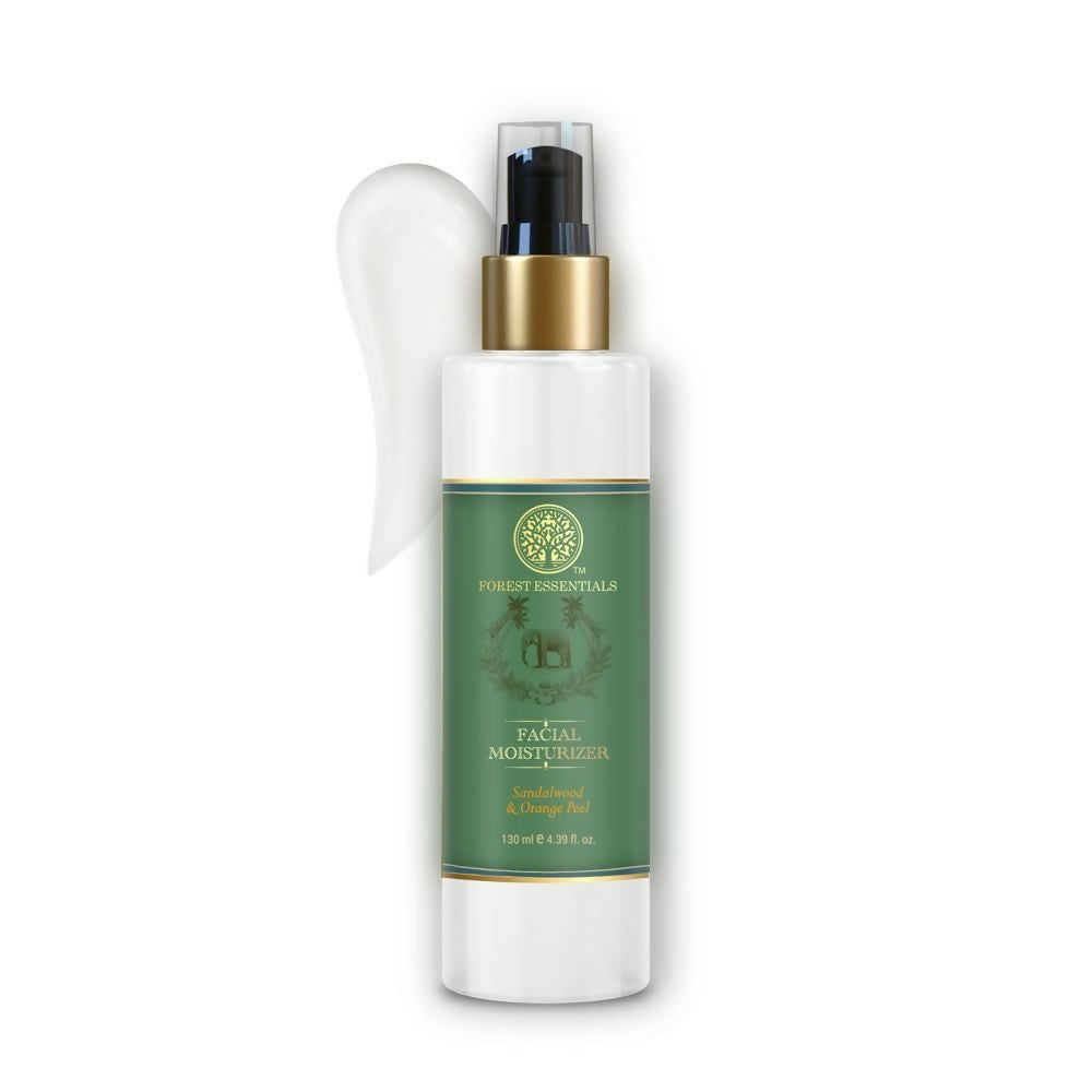 Forest Essentials Hydrating Facial Moisturiser with SPF 25 - Sandalwood & Orange Peel - Safuron