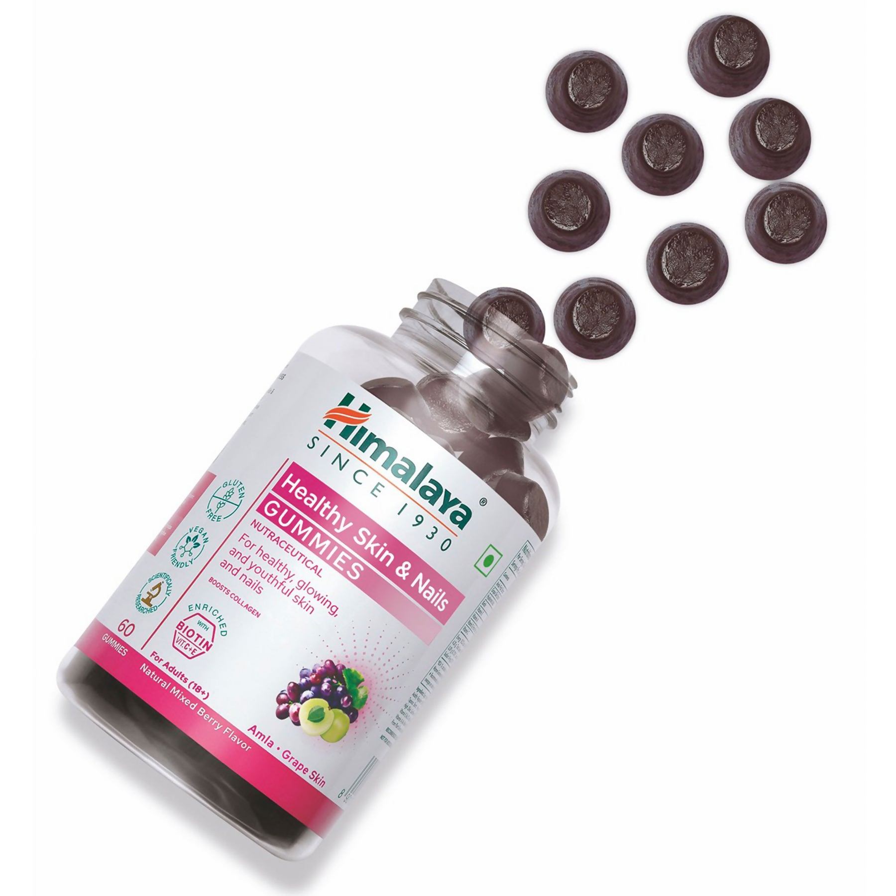 Himalaya Herbals Healthy Skin & Nail Gummies Himalaya Herbals Healthy Skin & Nail Gummies