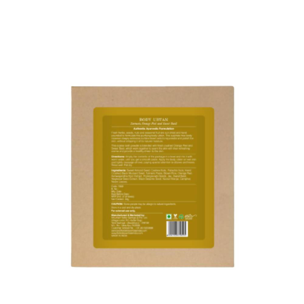 Forest Essentials Body Ubtan Turmeric, Orange Peel and Sweet Basil Forest Essentials Body Ubtan Turmeric, Orange Peel and Sweet Basil