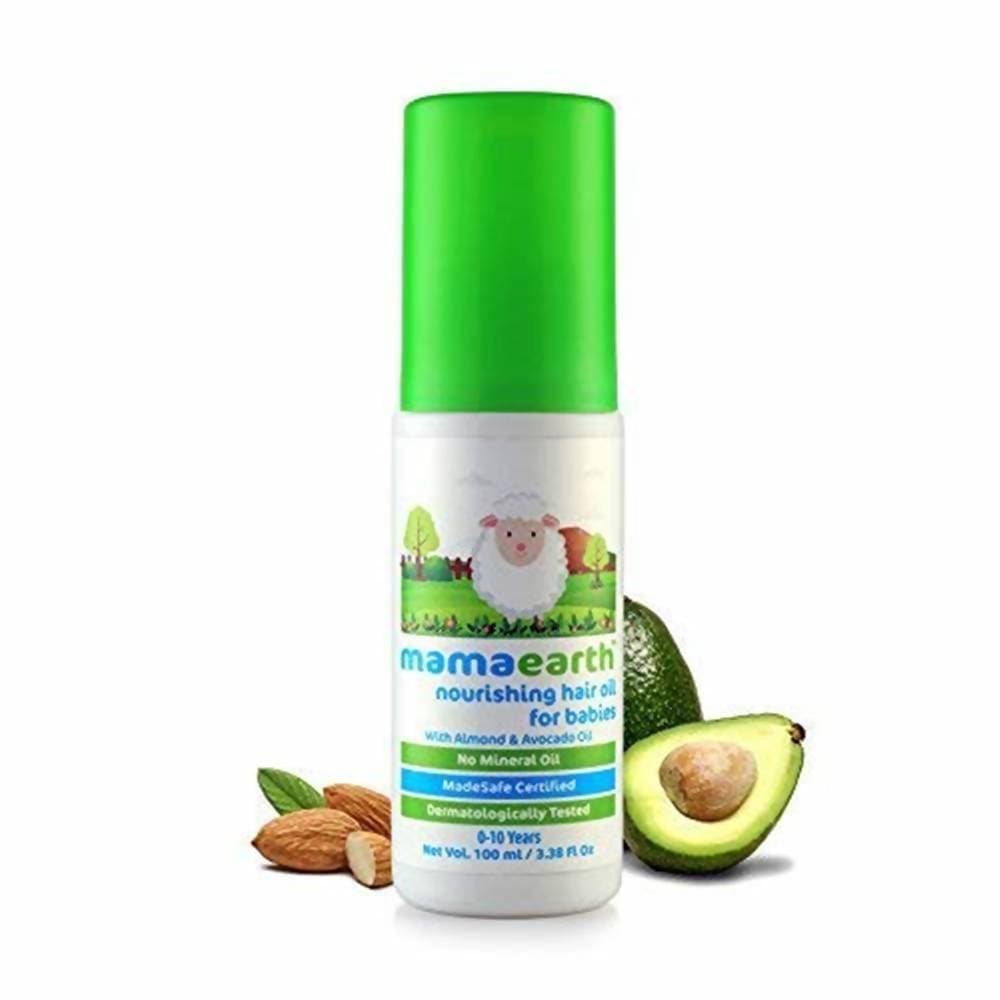 Mamaearth Nourishing Hair Oil For Babies For Repairs Dry Scalp & Stimulates New Hair Growth Mamaearth Nourishing Hair Oil For Babies For Repairs Dry Scalp & Stimulates New Hair Growth