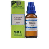 SBL Homeopathy Gossypium Herbaceum Dilution