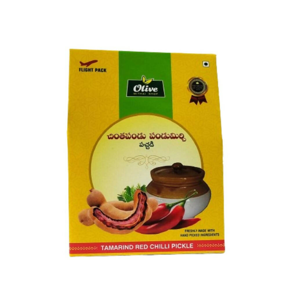 Olive Mithai Chintakaya RedChilli Pickle Olive Mithai