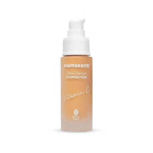 Mamaearth Glow Serum Foundation-Almond Glow Mamaearth Glow Serum Foundation-Almond Glow