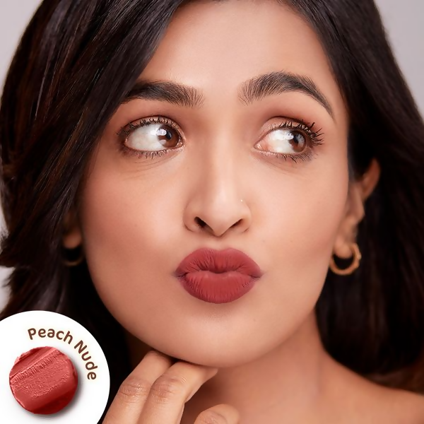Mamaearth Moisture Matte Longstay Lipstick - Peach nude Mamaearth Moisture Matte Longstay Lipstick - Peach nude