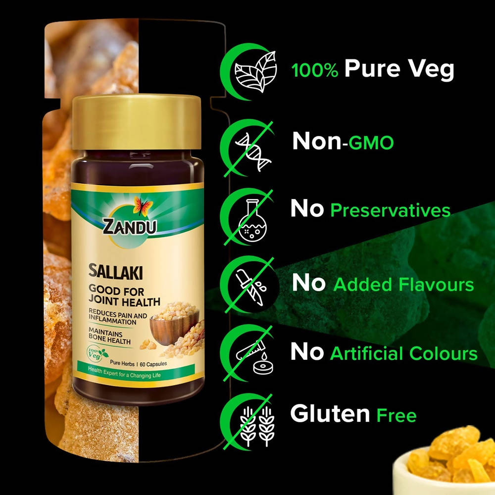 Zandu Sallaki Capsules Good For Joint Health Zandu Sallaki Capsules Good For Joint Health