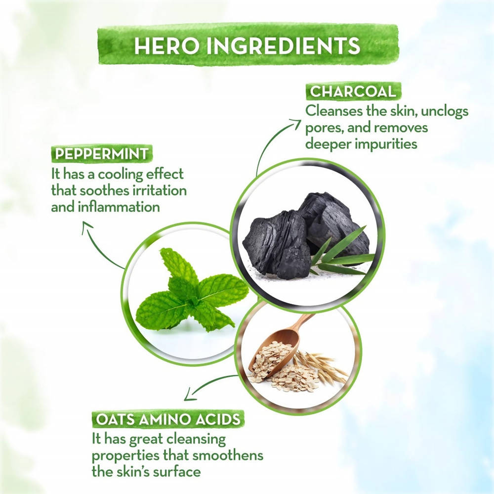 Mamaearth Charcoal Body Wash With Charcoal & Mint For Deep Cleansing Mamaearth Charcoal Body Wash With Charcoal & Mint For Deep Cleansing