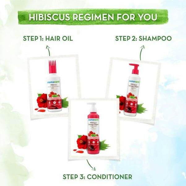 Mamaearth Hibiscus Damage Repair Conditioner With Hibiscus & Curry Leaves Mamaearth Hibiscus Damage Repair Conditioner With Hibiscus & Curry Leaves