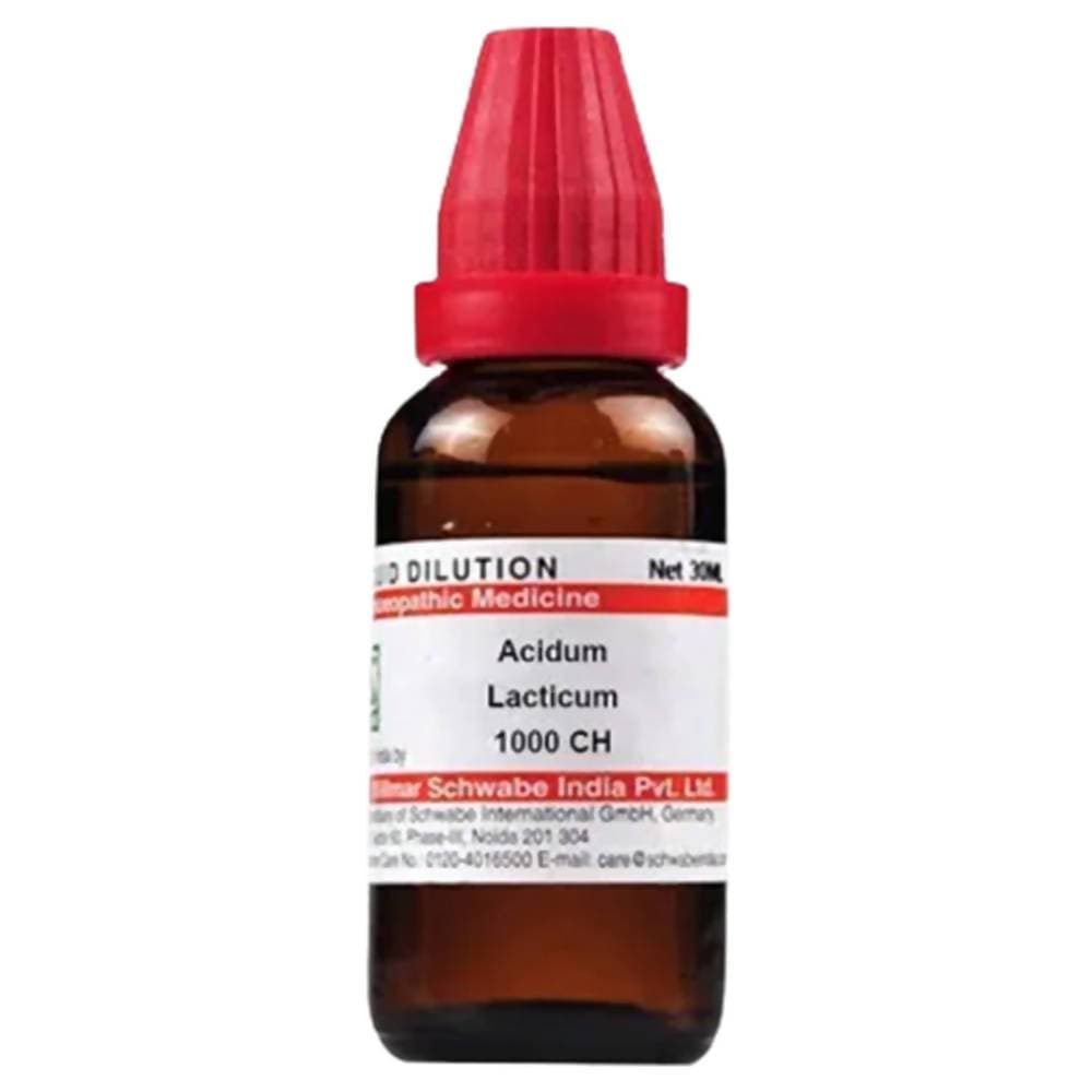 Dr Willmar Schwabe India Acidum lacticum Dilution Dr Willmar Schwabe India Acidum lacticum Dilution