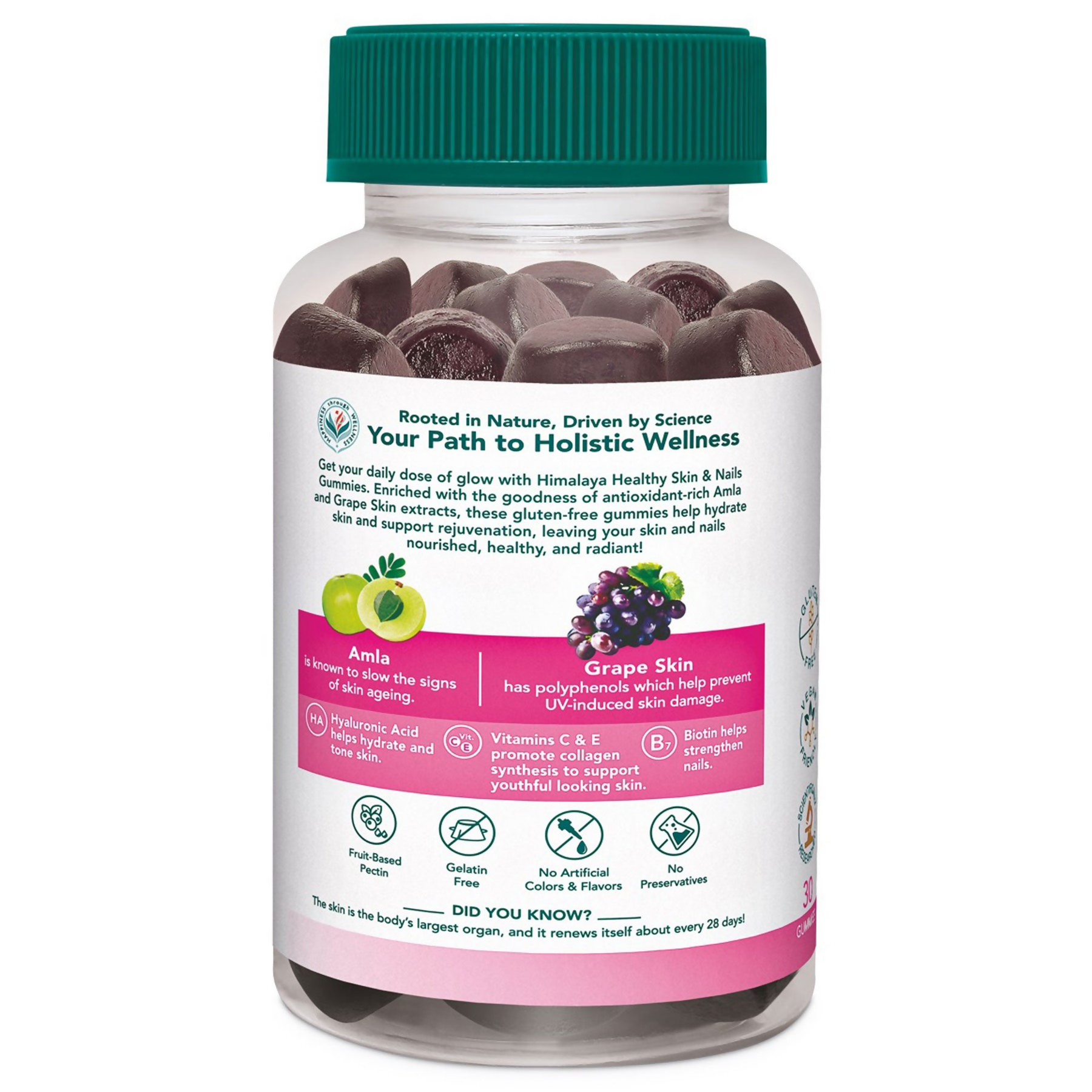 Himalaya Herbals Healthy Skin & Nail Gummies Himalaya Herbals Healthy Skin & Nail Gummies