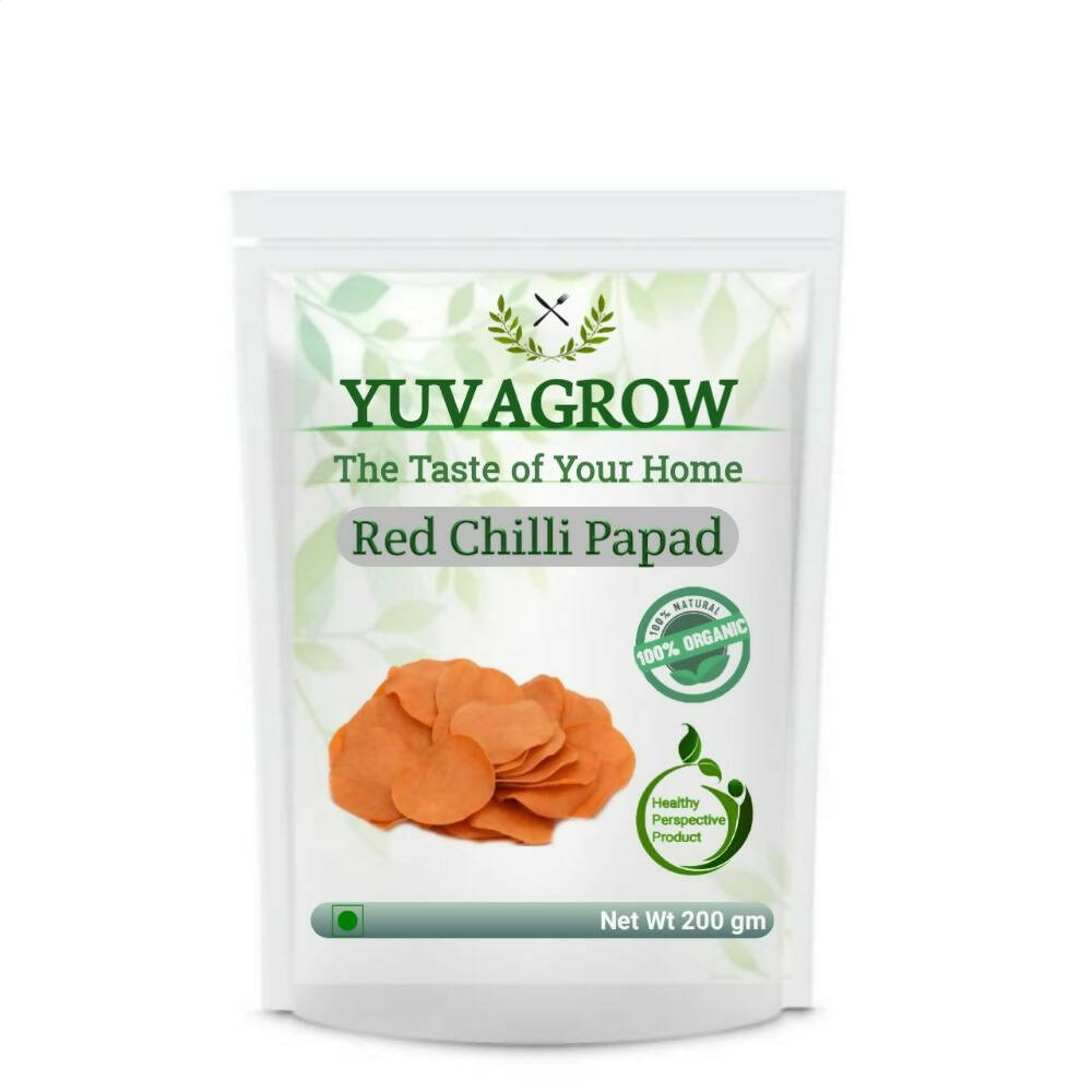 Yuvagrow Red Chilli Papad - Safuron