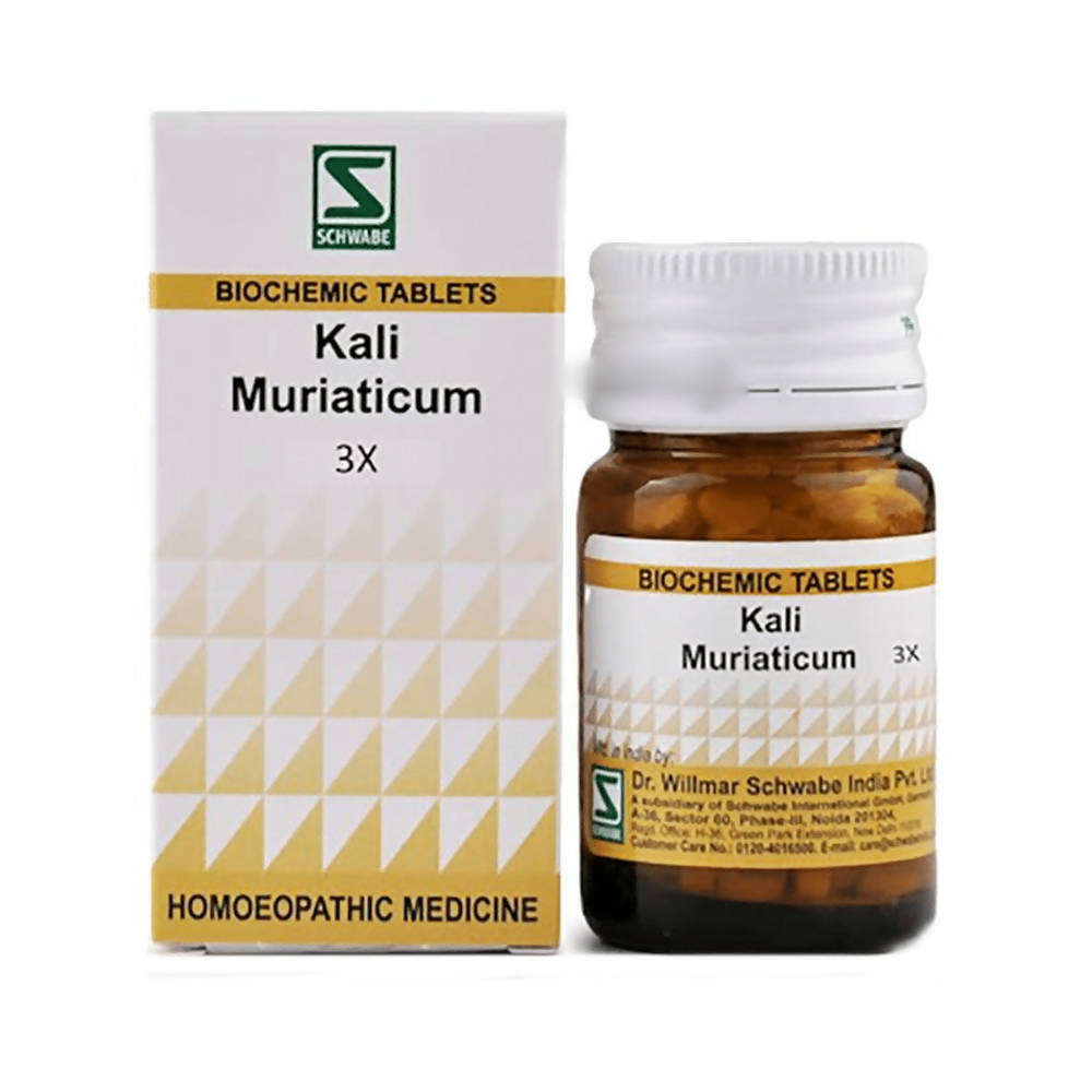 Dr. Willmar Schwabe India Kali Muriaticum Biochemic Tablet - Safuron Naturals