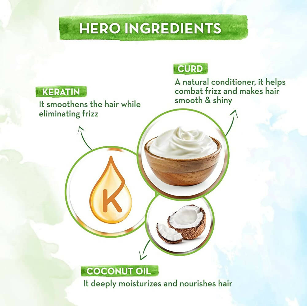 Mamaearth Curd Smoothening Conditioner for Smooth & Shiny Hair Mamaearth Curd Smoothening Conditioner for Smooth & Shiny Hair