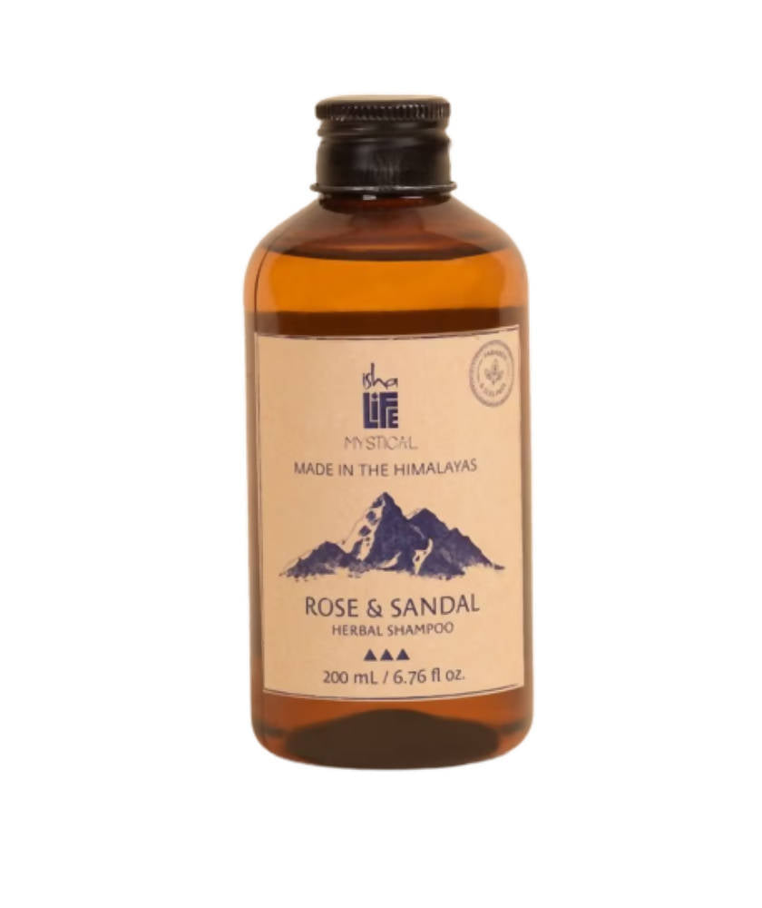 Isha Life Rose & Sandal Herbal Shampoo - Safuron Naturals