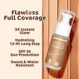 Mamaearth Hydra-Glow Full Coverage Foundation With Vitamin C & Turmeric - Nude Glow