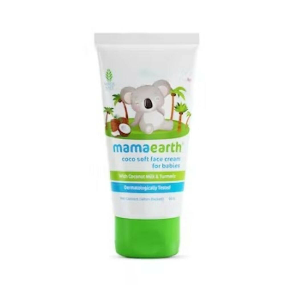 Mamaearth Coco Soft Face Cream With Coconut Milk & Turmeric For Babies - Safuron