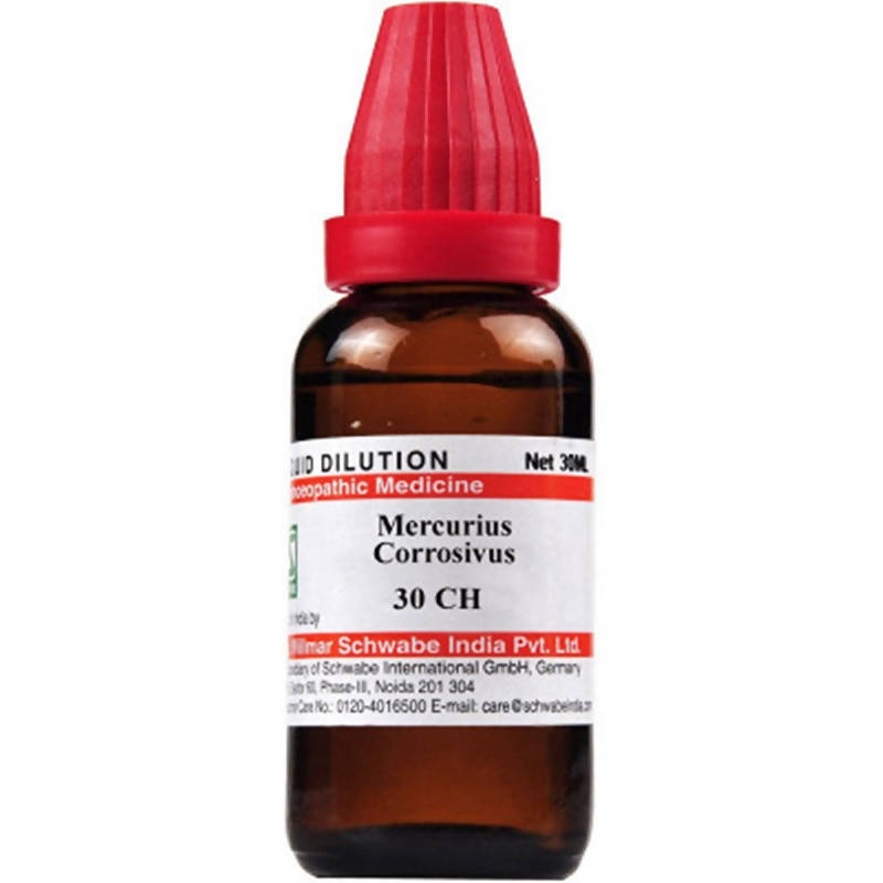 Dr. Willmar Schwabe India Mercurius corrosivus Dilution - Safuron Naturals Dr. Willmar Schwabe India Mercurius corrosivus Dilution - Safuron Naturals