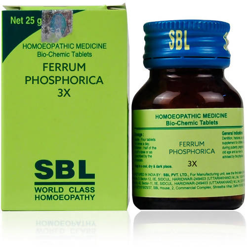 SBL Homeopathy Ferrum Phosphorica Biochemic Tablets SBL Homeopathy Ferrum Phosphorica Biochemic Tablets