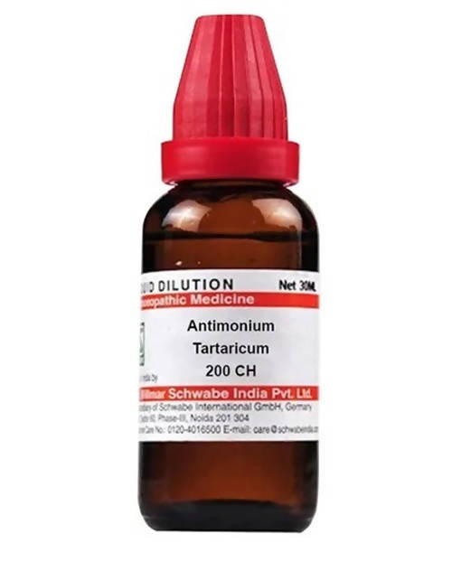 Dr. Willmar Schwabe India Antimonium Tartaricum Dilution Dr. Willmar Schwabe India Antimonium Tartaricum Dilution