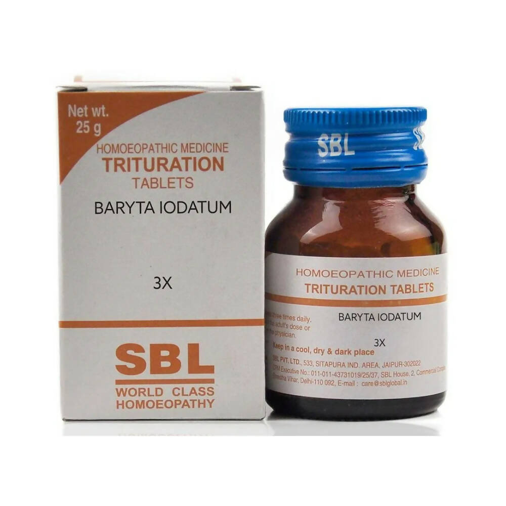 SBL Homeopathy Baryta Iodatum Trituration Tablets - Safuron