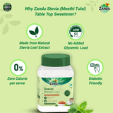Zandu Stevia Meethi Tulsi Powder- A Healthier Substitute For Sugar