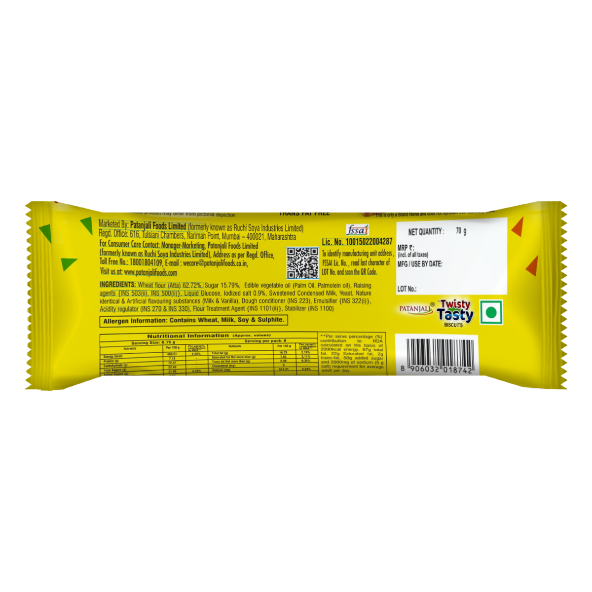 Patanjali Twisty Tasty Biscuits Patanjali Twisty Tasty Biscuits