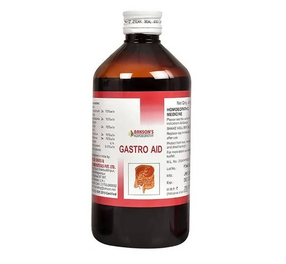 Bakson's Homeopathy Gastro Aid Syrup Bakson's Homeopathy Gastro Aid Syrup
