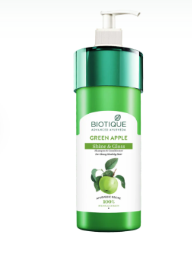 Biotique Bio Green Apple Fresh Daily Purifying Shampoo and Conditioner - Safuron