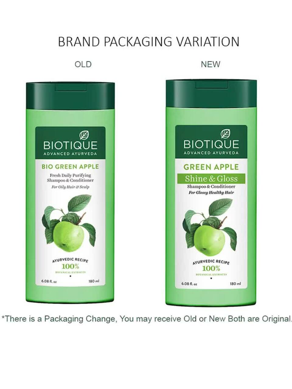 Biotique Bio Green Apple Shampoo & Conditioner Biotique Bio Green Apple Shampoo & Conditioner