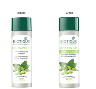 Biotique Advanced Ayurveda Bio Soya Protein Fresh Nourishing Shampoo Biotique Advanced Ayurveda Bio Soya Protein Fresh Nourishing Shampoo