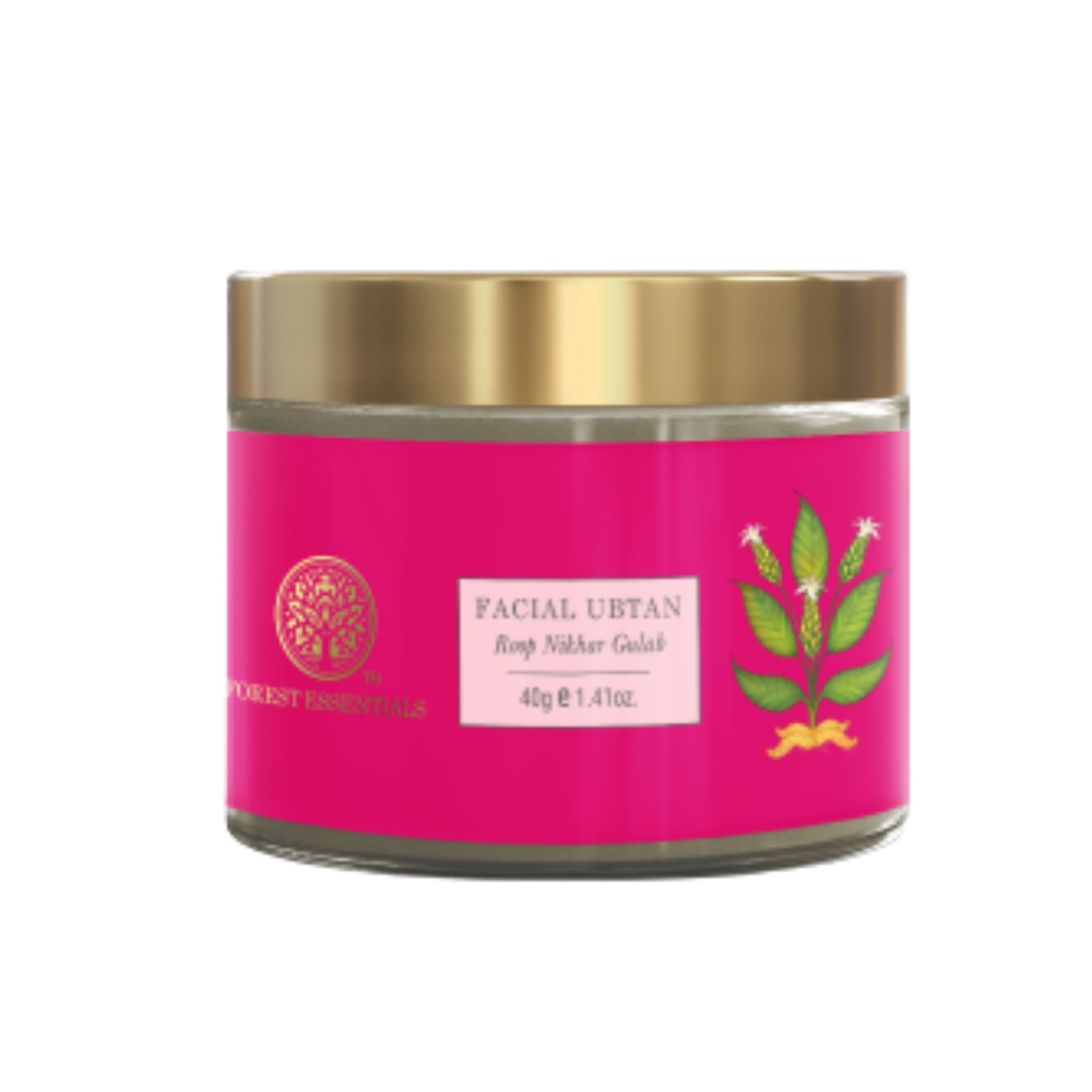 Forest Essentials Facial Ubtan Roop Nikhar & Gulab - Safuron