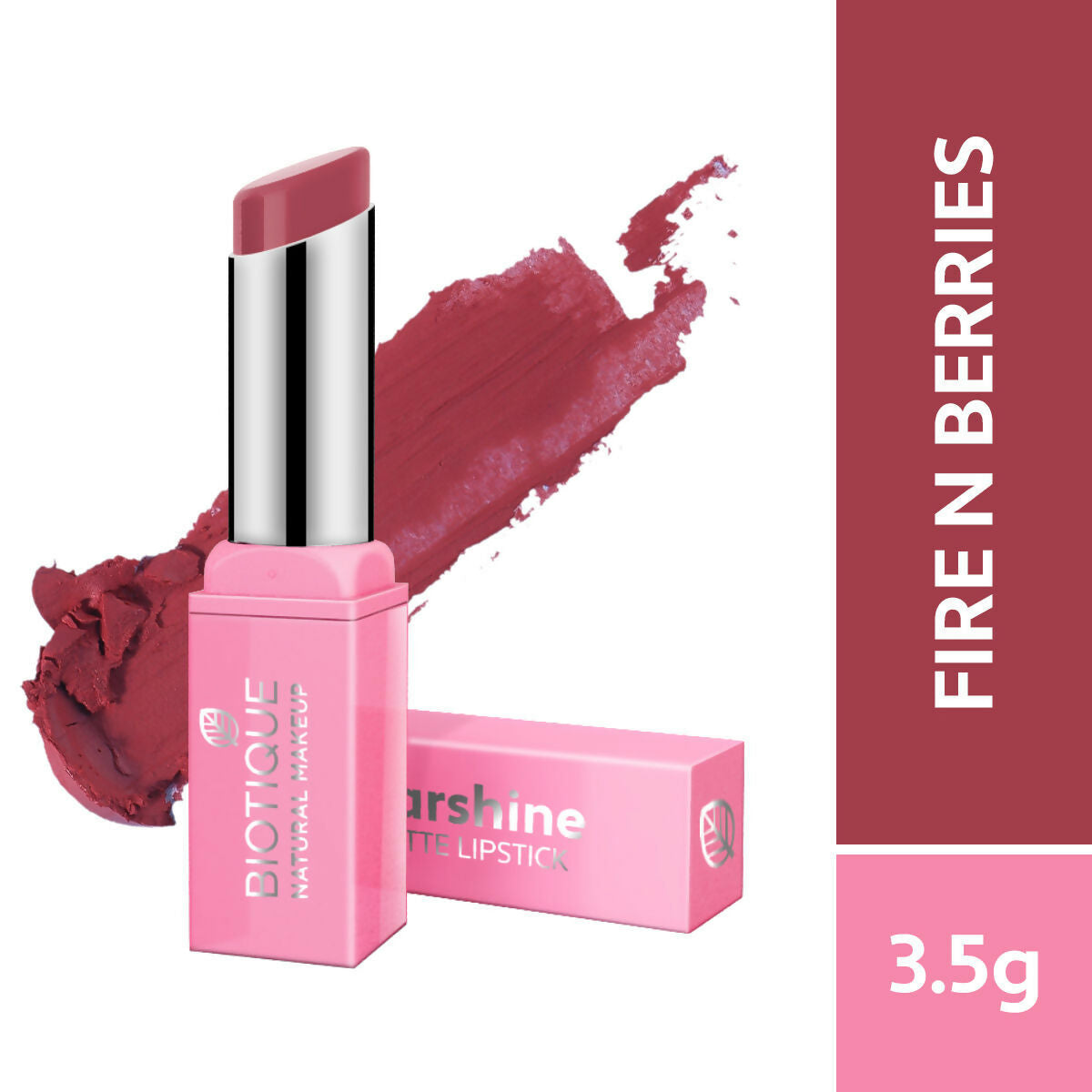 Biotique Starshine Matte Lipstick - Fire-N-Berries Biotique Starshine Matte Lipstick - Fire-N-Berries