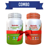 Patanjali Nutrela Vitamin C & Zinc + B-Complex Capsules Combo