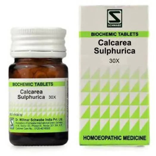 Dr. Willmar Schwabe India Calcarea Sulphurica Biochemic Tablets Dr. Willmar Schwabe India Calcarea Sulphurica Biochemic Tablets