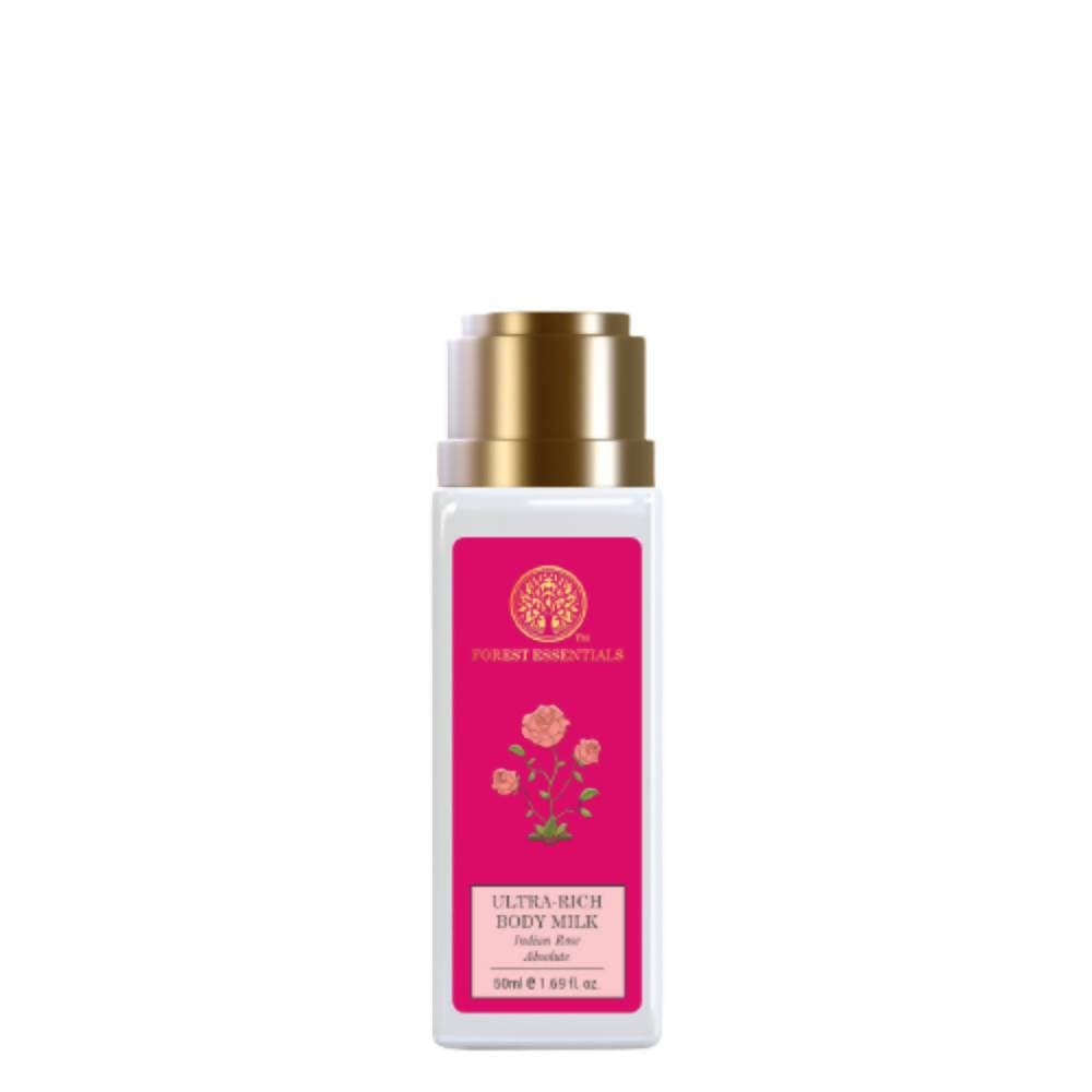 Forest Essentials Ultra-Rich Body Milk Indian Rose Absolute - Safuron